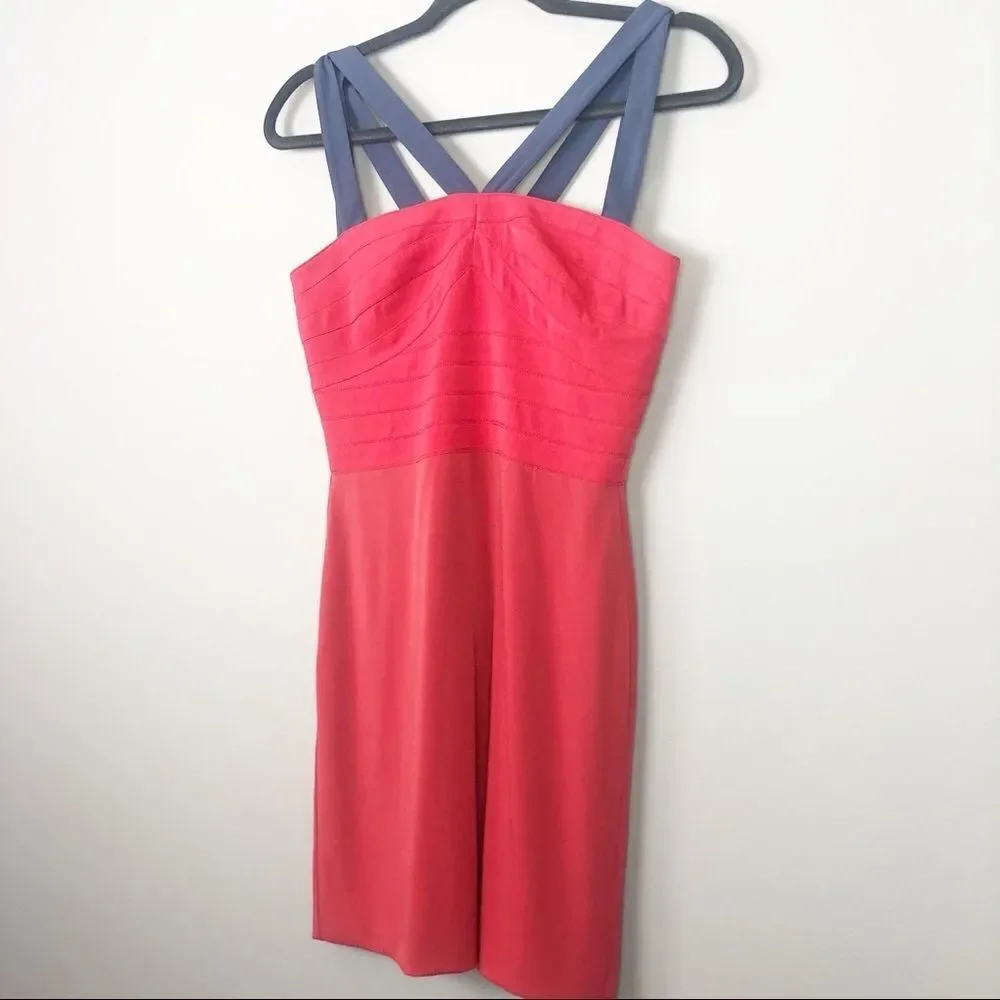 BCBGENERATION | Red Bustier Dress Strappy Small